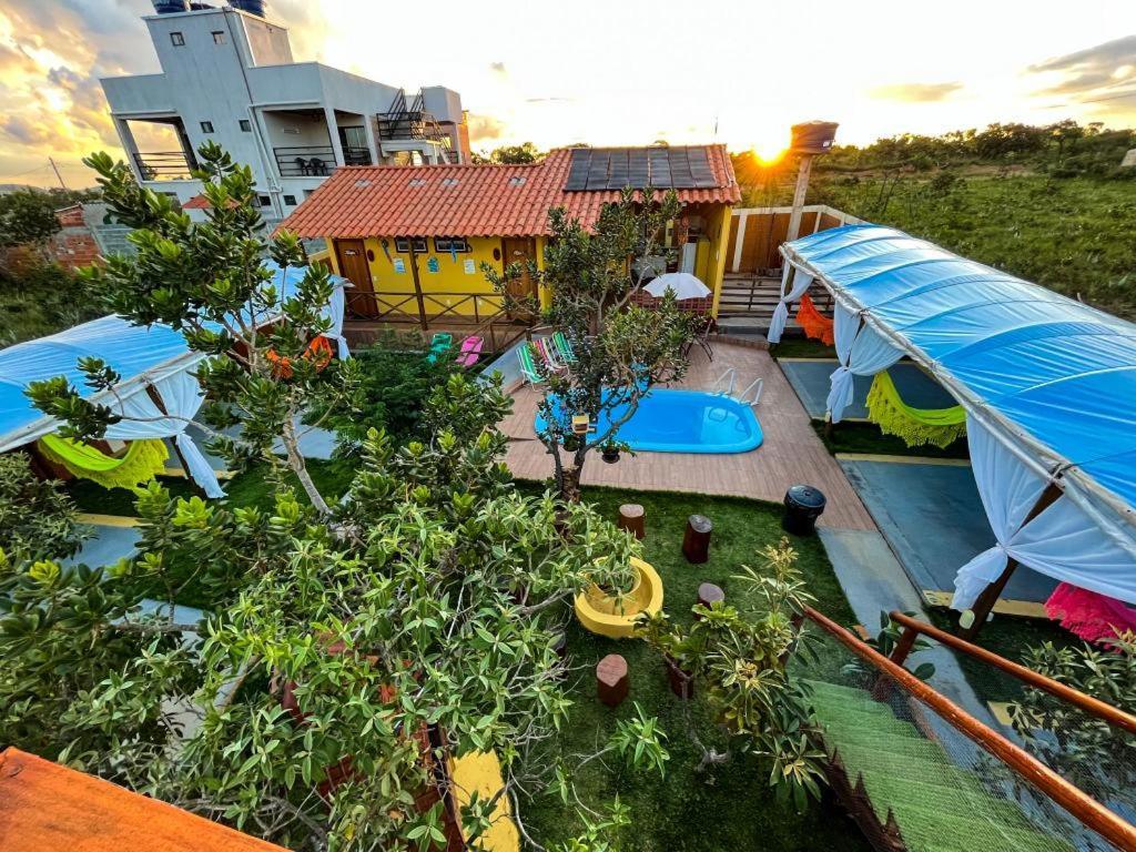 Camping Reino De Andalasia Alto Paraíso de Goiás Eksteriør billede